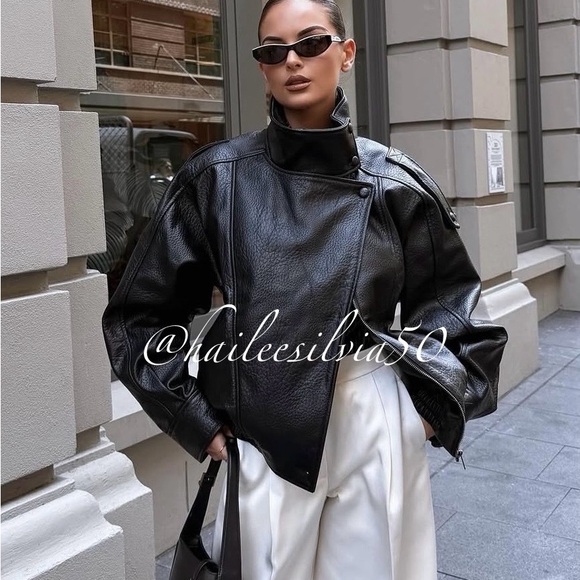 Zara Jackets & Blazers - Zara FAUX LEATHER JACKET